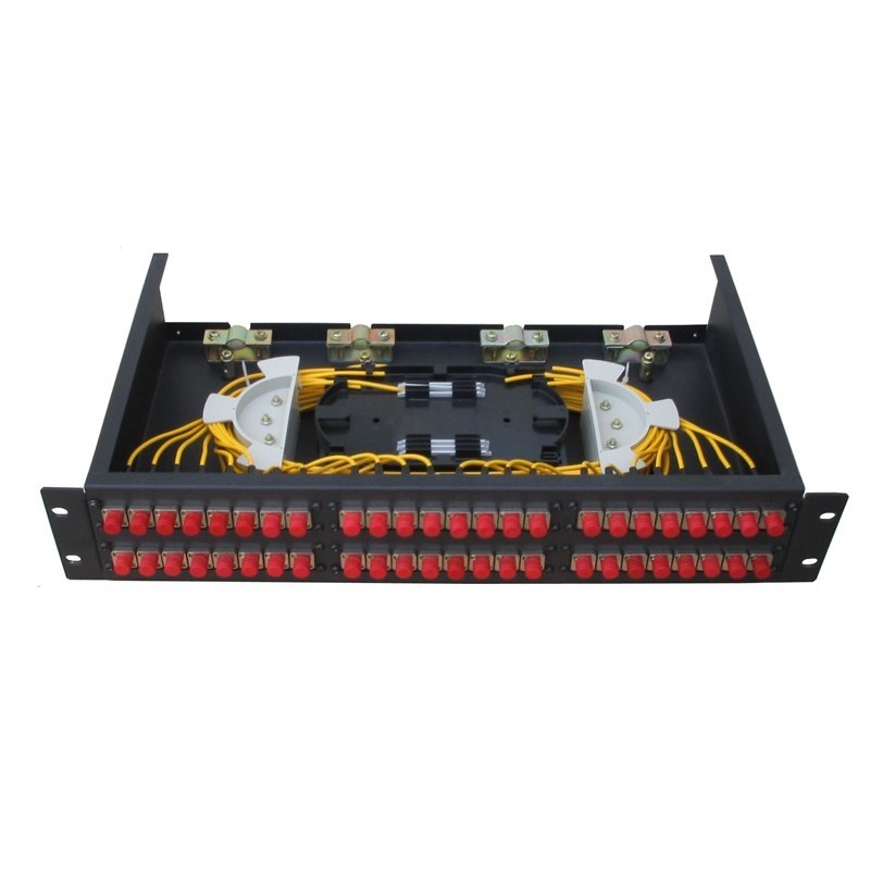 24-portar patchpanel SC kontakt