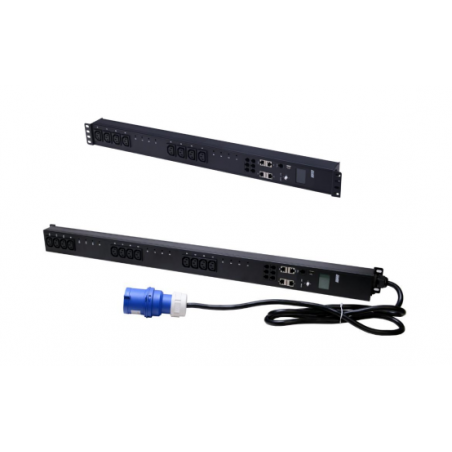 8-vägs Smart vertikal PDU, med RJ45 IP-port
