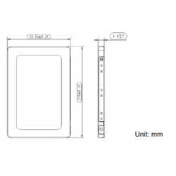 Bred temperatur SSD128GB Industrial 2,5", hög kapacitet, effektivitet, hållbarhet