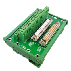 DB37 DIN-skena terminal board