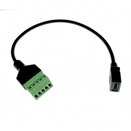 USB2.0-kabel med USB Micro hona till 5-stifts skruvterminal