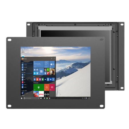 Panel mount Open Frame 9,7" TFT Touch skärm HDMI, VGA, DVI, Composite 4:3