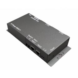 2-portars Power Distribution Unit (PDU) med webbgränssnitt. Fjärrkontroll. Strömmätning. Webbserver