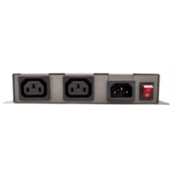2-portars Power Distribution Unit (PDU) med webbgränssnitt. Fjärrkontroll. Strömmätning. Webbserver