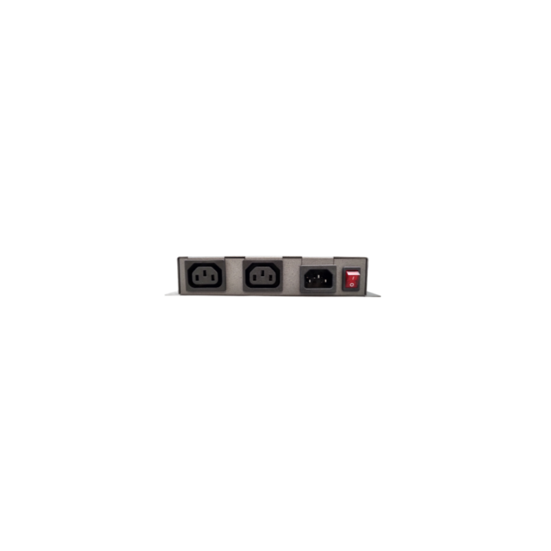 2-portars Power Distribution Unit (PDU) med webbgränssnitt. Fjärrkontroll. Strömmätning. Webbserver