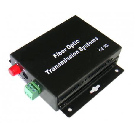 RS485 Single-Mode Fiber Receiver Module - 1-kanals duplex, 20 km räckvidd