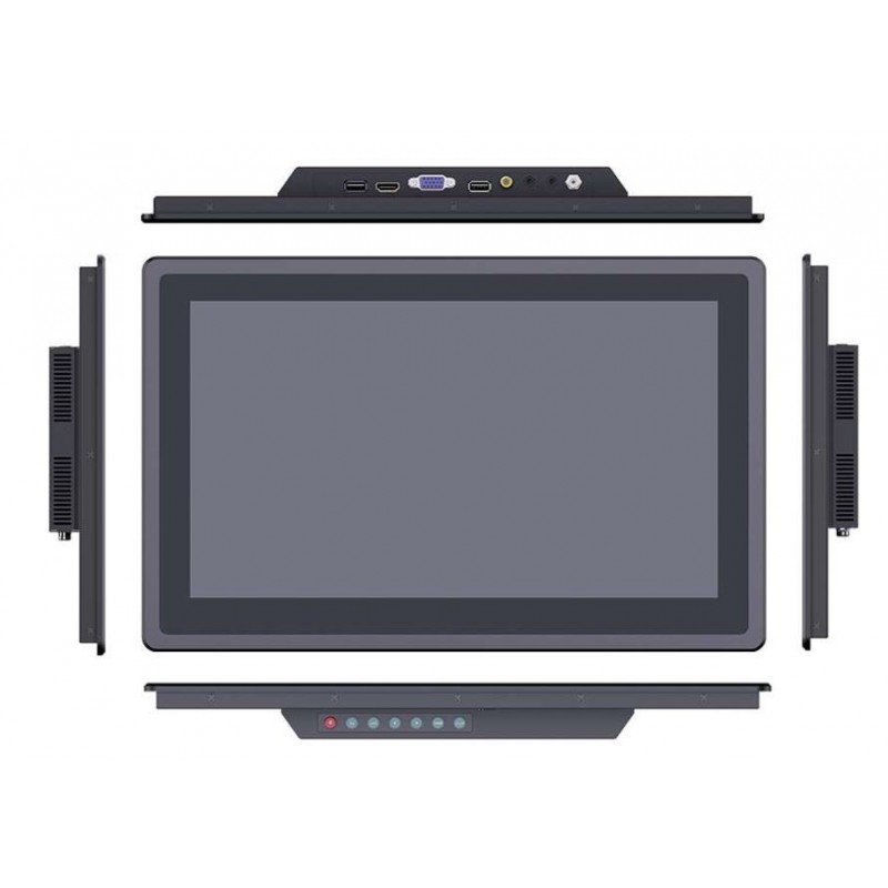 15,6" TFT 1000nits-skärm, hög ljusstyrka med VESA-fäste eller panelfäste 12Vdc - 24Vdc