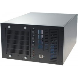 4U 6 slot dator chassi till väggmontage till PICMG back plane