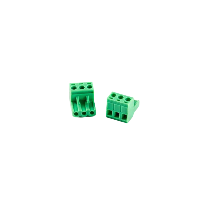 3P 5,08 mm Pitch Connector Pluggbar skruv genom hål terminalblock