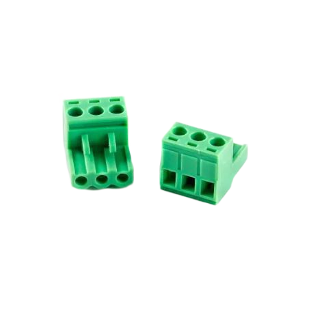 3P 5,08 mm Pitch Connector Pluggbar skruv genom hål terminalblock