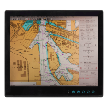 19" i5 ECDIS DNVGL-CG-0339, IACS E10 Marin godkänd panel PC