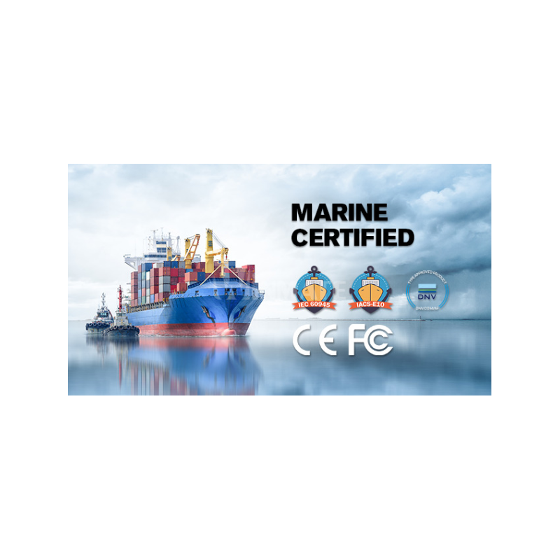 19" i5 ECDIS DNVGL-CG-0339, IACS E10 Marin godkänd panel PC