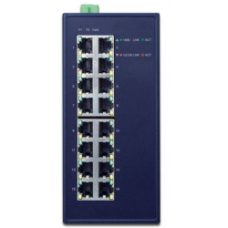 Robust 16-portars industriell Gigabit Ethernet-switch för tuffa miljöer