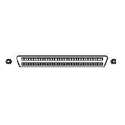 Internal SCSI 3 Active U320 mini db68 hona terminator