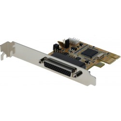 PCI express-kort med 2x RS232 serieportar, 1 LPT parallellport