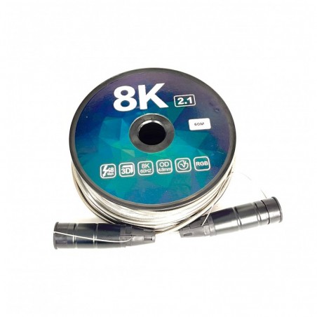 HDMI 2.1-kabel av vattentät pansarfiber 50 meter