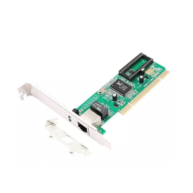 NIC Ethernet-kort 10/100/1000Mbit, PCI Med automatisk förhandling och automatisk MDI/MDIX