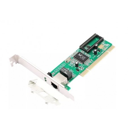 NIC Ethernet-kort 10/100/1000Mbit, PCI Med automatisk förhandling och automatisk MDI/MDIX