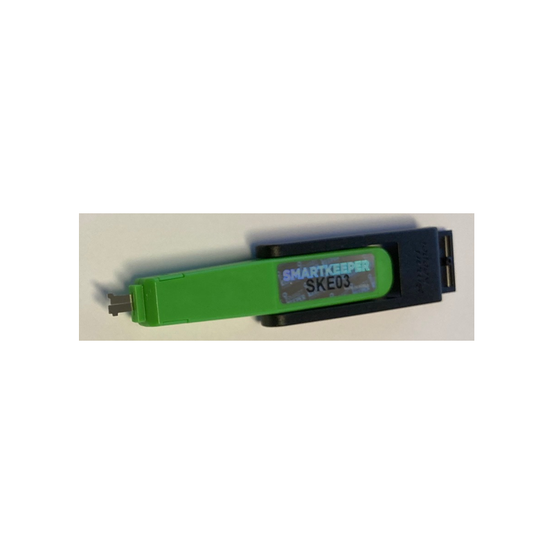 Nyckel för USB B-portlås. Förhindrar åtkomst till USB B-porten. Endast specialnyckeln kan öppna låset