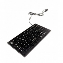 Antibakteriellt minitangentbord IP68 Medico Waterproof med TrackPoint USB Rengörs i alkohol