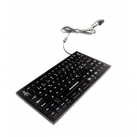 Antibakteriellt minitangentbord IP68 Medico Waterproof med TrackPoint USB Rengörs i alkohol