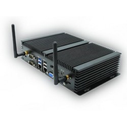 Fläktlös Embedded PC i7 HDMI, VGA SIM, WIFI, RS232/422/485 seriell