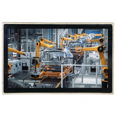 Industrial Panel PC 15,6" FULL IP65 i3, i5, i7, J1900 Celeron Capacitive touch 24vdc Waterproff, RS232, USB, VESA-fäste