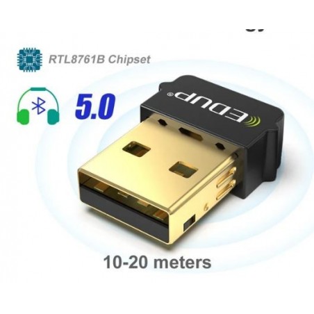 trådlös EDUP Bluetooth BT 5.1 USB-adapter Dongel EDR-mottagare överföring till PC 10-20 meter