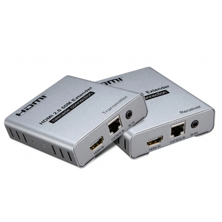 4K HDMI Extender Set - Upp till 60m över RJ45 Cat 5e/6/7