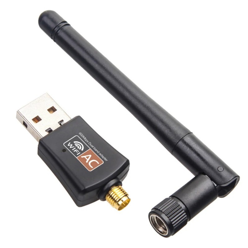 Wifi Dongle Dual Band, 600 Mbps, 2,4 GHz och 5 GHz