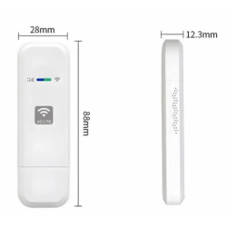 Höghastighets 4G LTE USB-modem med Wi-Fi | Upp till 150 Mbps nedladdningshastighet
