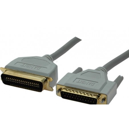 Skrivarkabel DB25 hane till CEN26 hane 5m IEEE1284