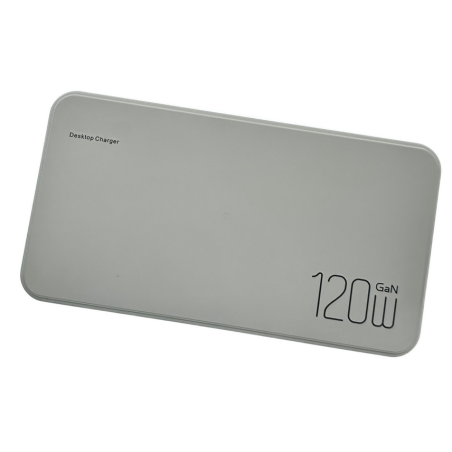 GaN PD USB-laddare 3 USB-C, 2 USB-A, 5 portar 120Watt snabbladdare
