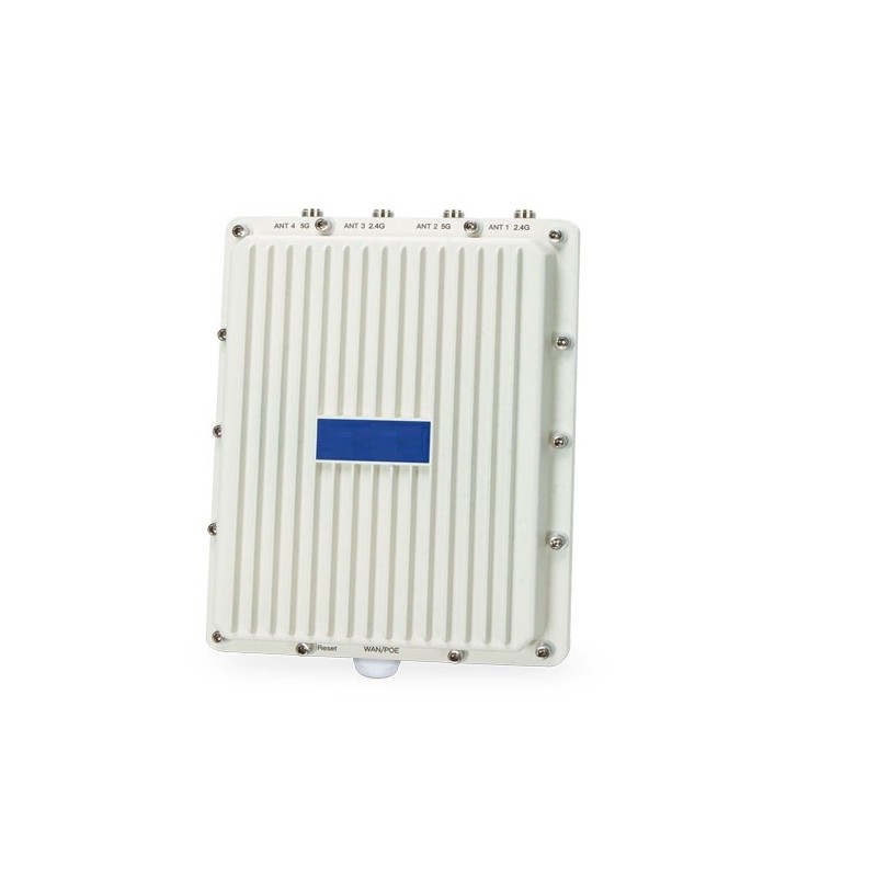 3000Mbit utomhus Wifi Access Point, Gateway, Repeater - Dual Band 2,4/5GHz, IP67 aluminiumhölje, PoE+