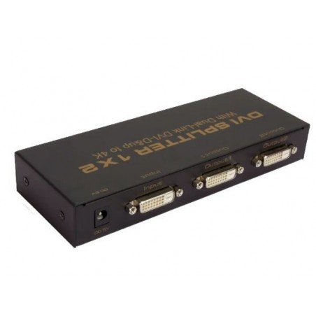 2-portars DVI-D Splitter - 4K-upplösning, enkel installation