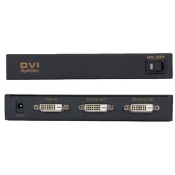 2-portars DVI-D Splitter - 4K-upplösning, enkel installation