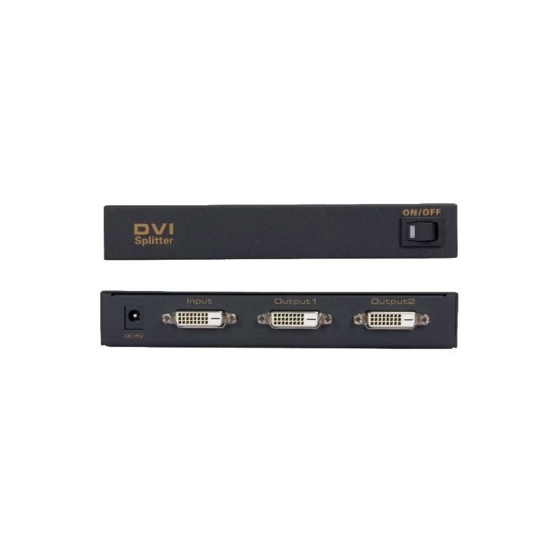 2-portars DVI-D Splitter - 4K-upplösning, enkel installation