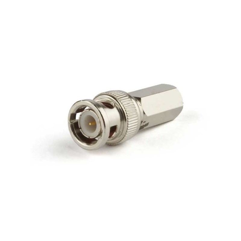 BNC haneeekontakt för RG59 och RG58 koaxialkabel. Crimp.