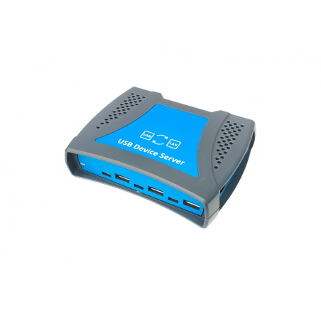 8-portars USB-A, USB-C-enhetsserver TCPI/IP DIN-montering USB över Ethernet-hubb var som helst