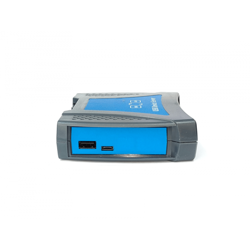 8-portars USB-A, USB-C-enhetsserver TCPI/IP DIN-montering USB över Ethernet-hubb var som helst
