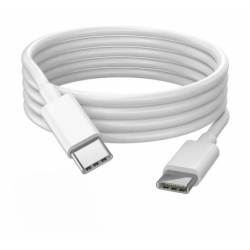 USB-C til USB-C laddningskabel 100watt 5A, PD (strömförsörjning) 2m vit kvalitet Iphone Huawei Macbook iPad