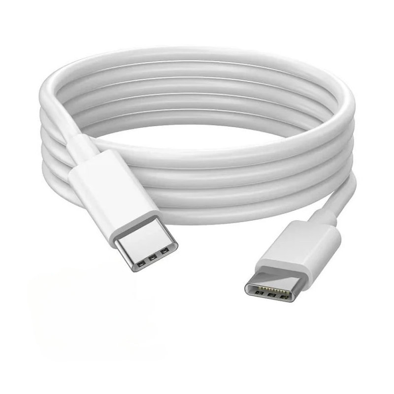 USB-C til USB-C laddningskabel 100watt 5A, PD (strömförsörjning) 2m vit kvalitet Iphone Huawei Macbook iPad