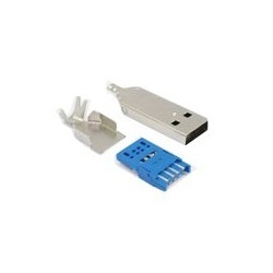 USB3.0 En haneeekontakt. lödanTerminaler