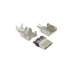 USB 3.0 Micro B haneee-stik. Loddeterminaler