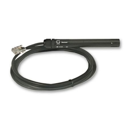 Temperaturgivare -20 till +80°C IP64 förseglad, med 1 x RJ45, 2,3m kabel. Tillbehör till GUDE