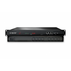 PDU med 8 x 230VAC utlopp. På / av-utgångar via nätverk