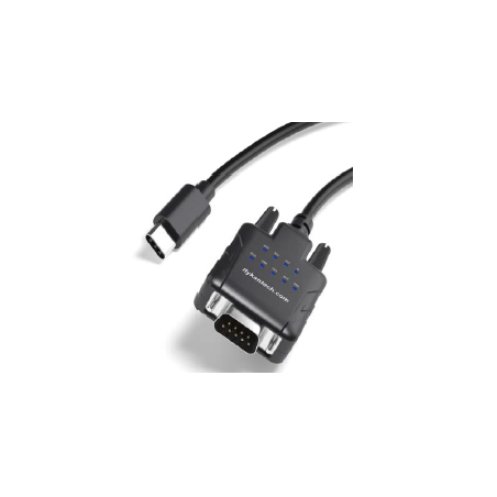 USB-C till RS232-adapter - skaffa en COM-port på PC via USB C-porten. Med 9 st. LED-indikatorer