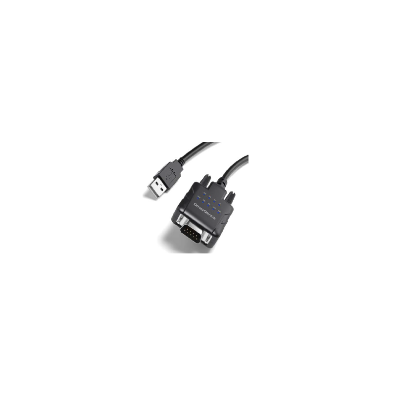 USB A till RS232-adapter - skaffa en COM-port på datorn via USB C-porten. Med 9 st. LED-indikatorer