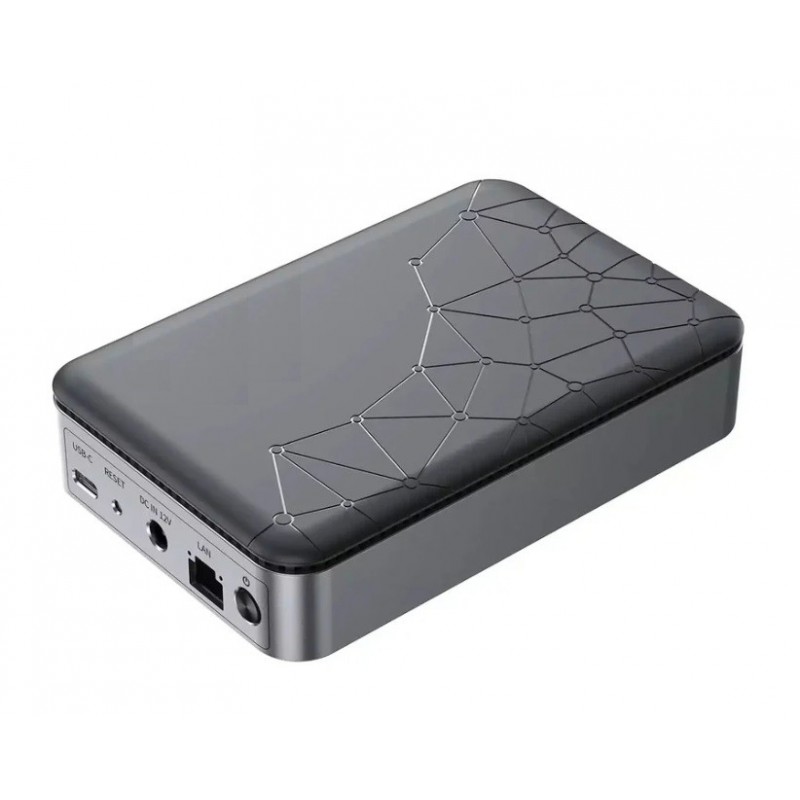 2.5 SATA SSD/HDD-hölje med NAS-funktion - 8TB kapacitet, USB3.2Gen1 Type-C, RJ45 1Gbps, SATA3.0 6Gbps