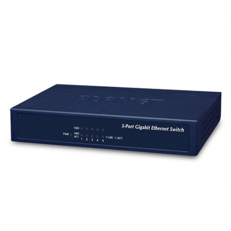 5-portars Gigabit Ethernet-switch - 10 Gbps bandbredd